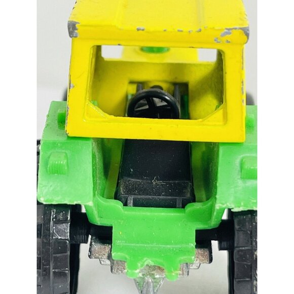 Vintage 208 Majorette Diecast Green & Yellow Farm TRACTOR Made In France 1/65 - Picture 5 of 12